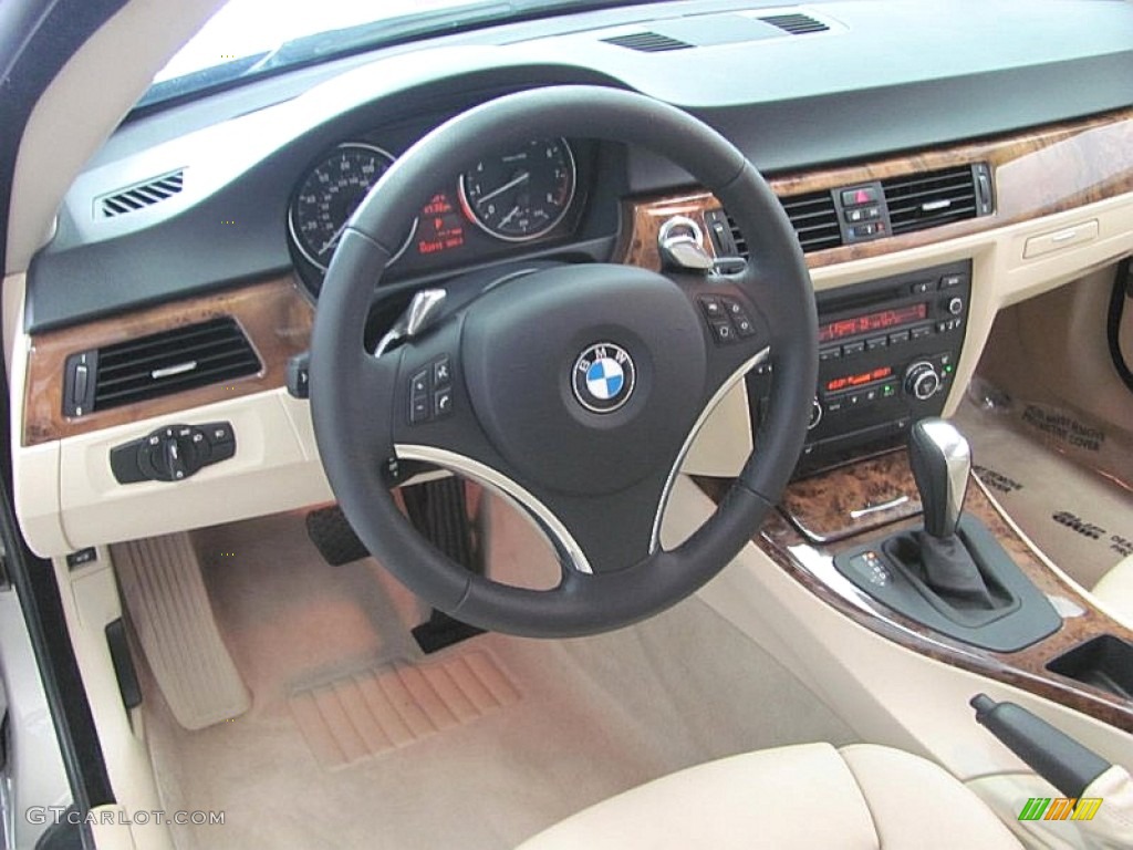 2008 3 Series 335i Coupe - Platinum Bronze Metallic / Cream Beige photo #7