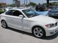 2008 Alpine White BMW 1 Series 128i Coupe  photo #11