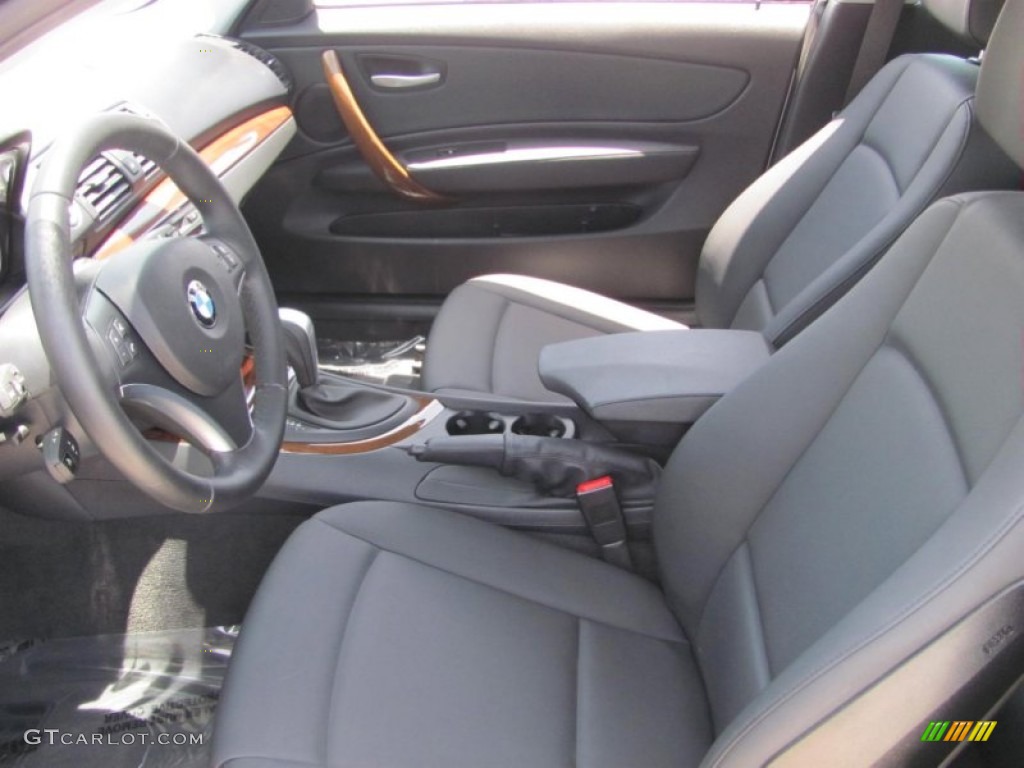 2008 1 Series 128i Coupe - Alpine White / Black photo #14