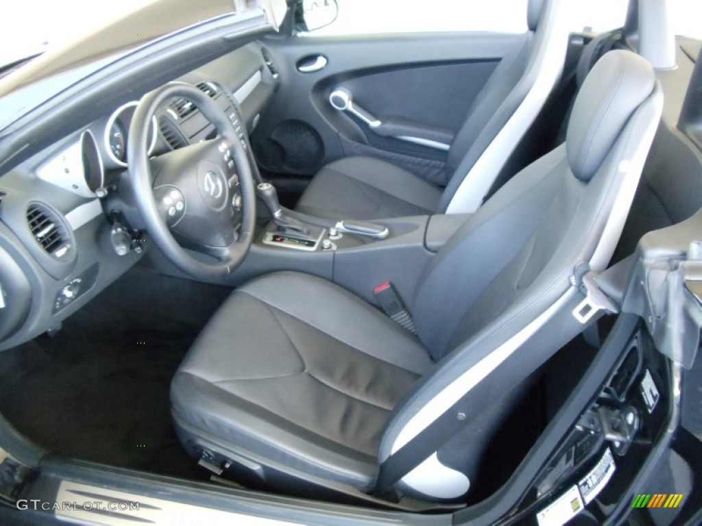 Black Interior 2007 Mercedes-Benz SLK 280 Roadster Photo #52231879