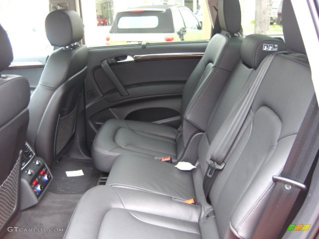 Black Interior 2012 Audi Q7 3.0 TFSI quattro Photo #52232068