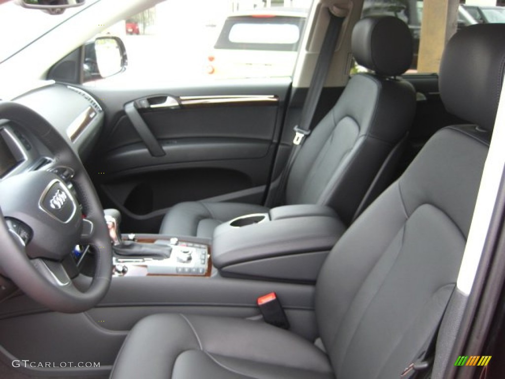 Black Interior 2012 Audi Q7 3.0 TFSI quattro Photo #52232086
