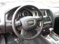 Black 2012 Audi Q7 3.0 TFSI quattro Steering Wheel