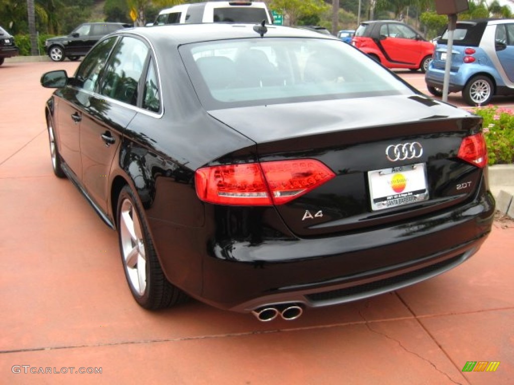 2012 A4 2.0T Sedan - Brilliant Black / Black photo #3