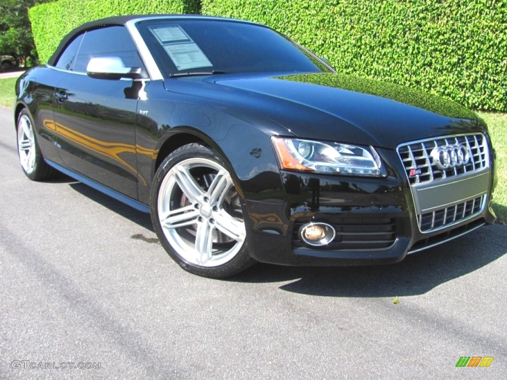 Brilliant Black 2011 Audi S5 3.0 TFSI quattro Cabriolet Exterior Photo #52232272