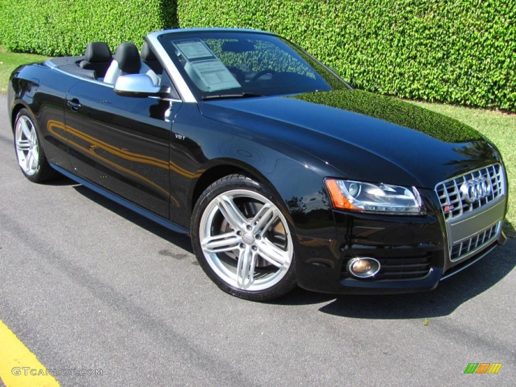 Brilliant Black 2011 Audi S5 3.0 TFSI quattro Cabriolet Exterior Photo #52232287