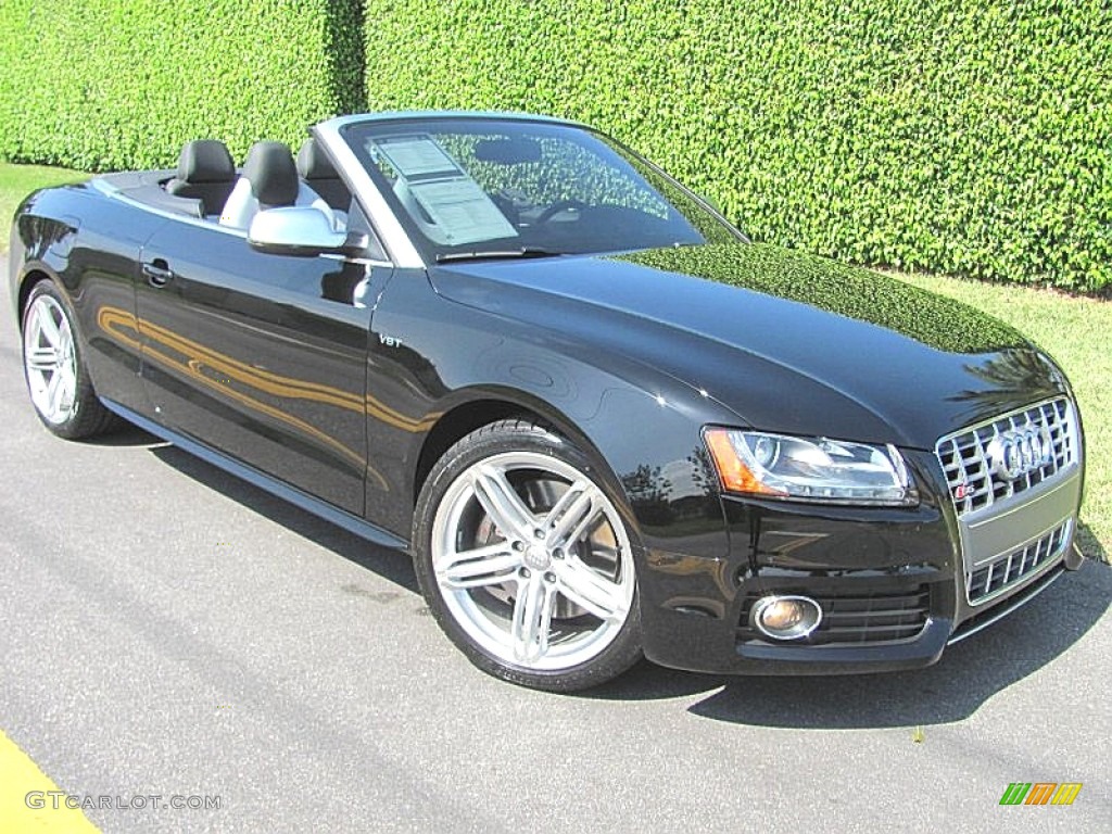 Brilliant Black 2011 Audi S5 3.0 TFSI quattro Cabriolet Exterior Photo #52232329