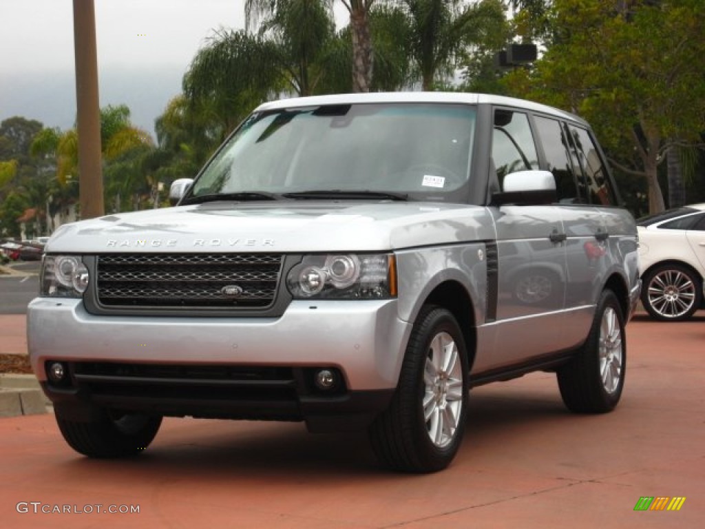 2011 Range Rover HSE - Zermatt Silver Metallic / Jet Black/Jet Black photo #1