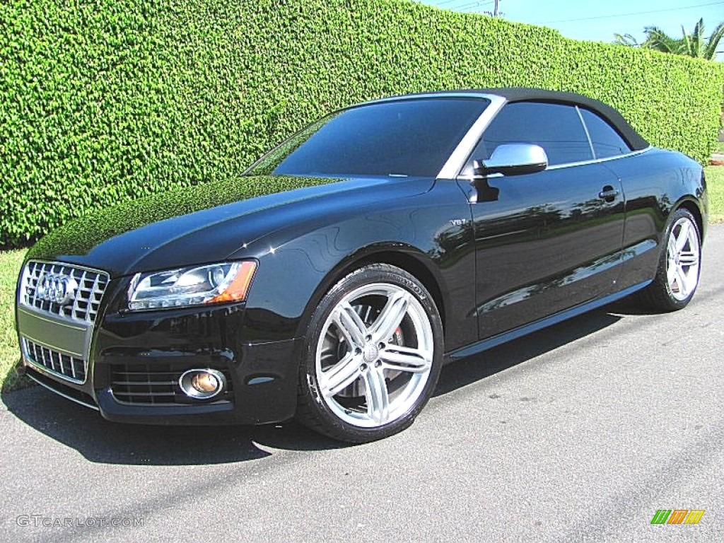 Brilliant Black 2011 Audi S5 3.0 TFSI quattro Cabriolet Exterior Photo #52232383