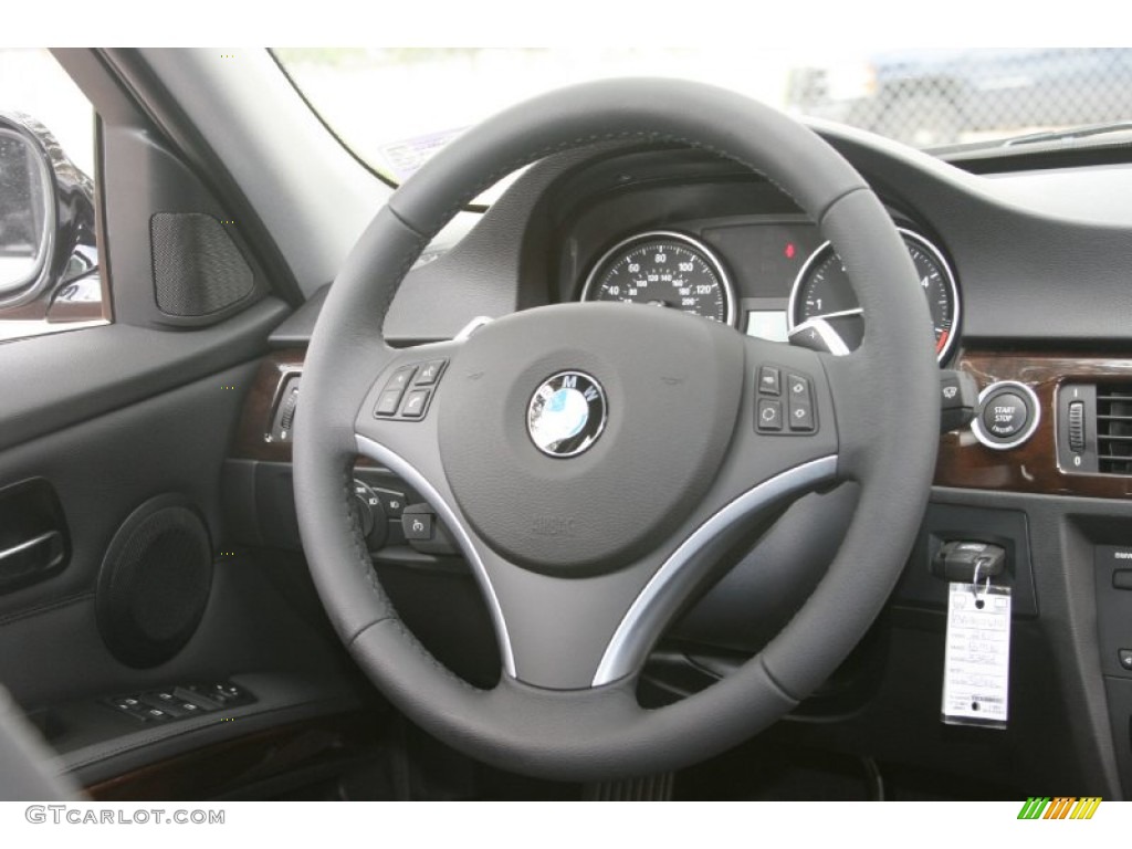 2011 3 Series 335d Sedan - Titanium Silver Metallic / Black Dakota Leather photo #23