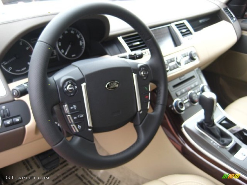 2011 Range Rover Sport HSE LUX - Fuji White / Almond/Nutmeg photo #6