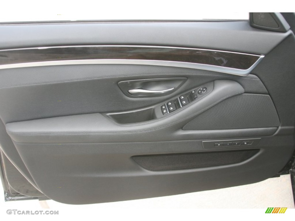 2011 5 Series 535i Sedan - Black Sapphire Metallic / Black photo #12