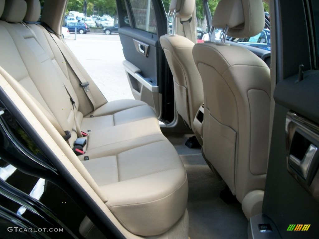 Almond/Black Interior 2010 Mercedes-Benz GLK 350 4Matic Photo #52232638