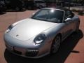 Arctic Silver Metallic - 911 Carrera 4S Cabriolet Photo No. 18