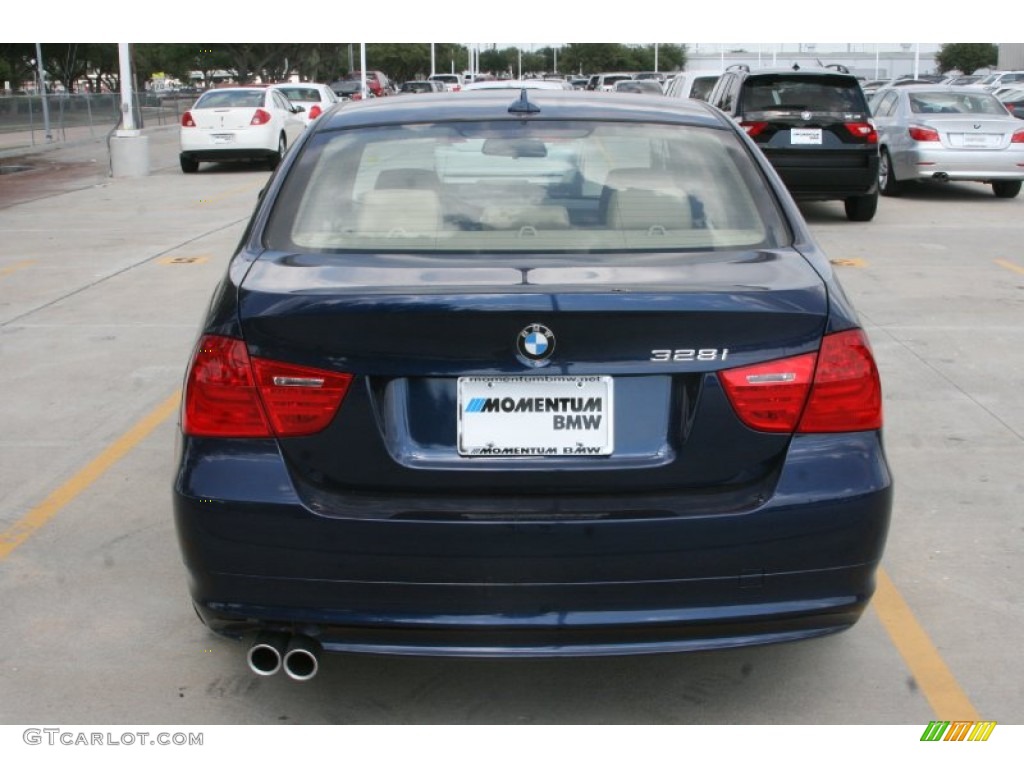 2011 3 Series 328i Sedan - Deep Sea Blue Metallic / Beige Dakota Leather photo #8