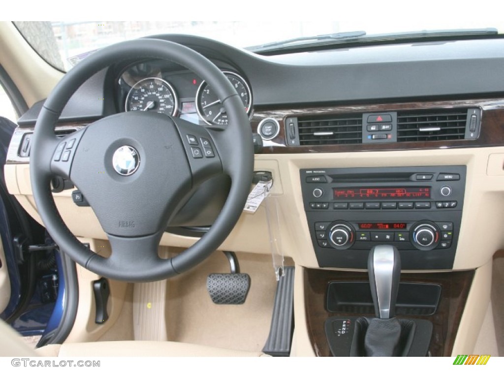 2011 3 Series 328i Sedan - Deep Sea Blue Metallic / Beige Dakota Leather photo #22