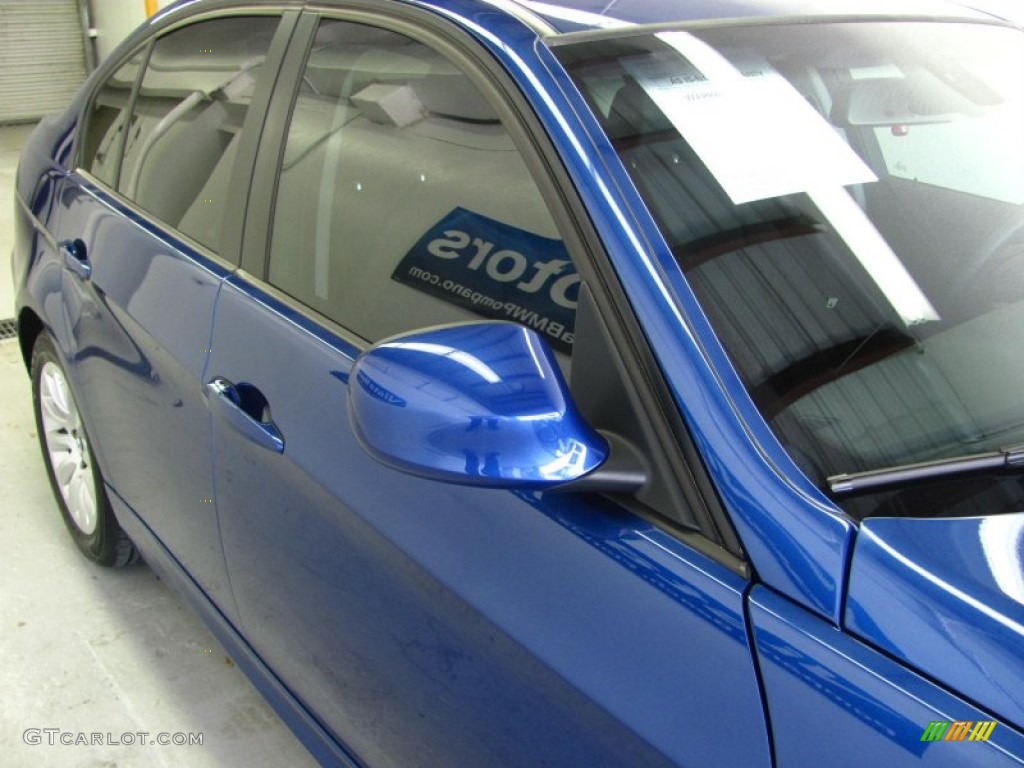 2009 3 Series 328i Sedan - Montego Blue Metallic / Beige photo #6