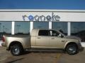 2011 White Gold Dodge Ram 3500 HD Laramie Mega Cab 4x4 Dually  photo #2