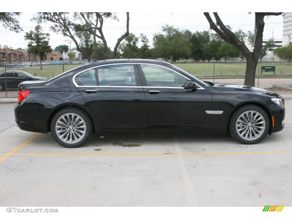 Black Sapphire Metallic 2012 BMW 7 Series 740i Sedan Exterior Photo #52234936