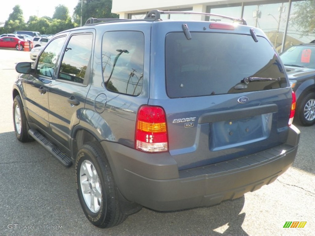 2005 Escape XLT V6 4WD - Norsea Blue Metallic / Medium/Dark Flint Grey photo #6