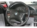 2001 BMW 5 Series Grey Interior Steering Wheel Photo