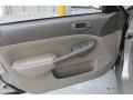 Beige 2001 Honda Civic EX Sedan Door Panel