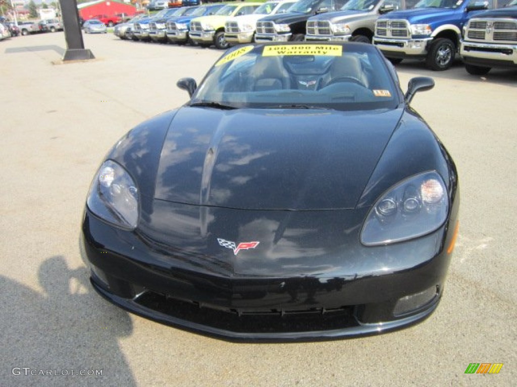 Black 2008 Chevrolet Corvette Convertible Exterior Photo #52237738