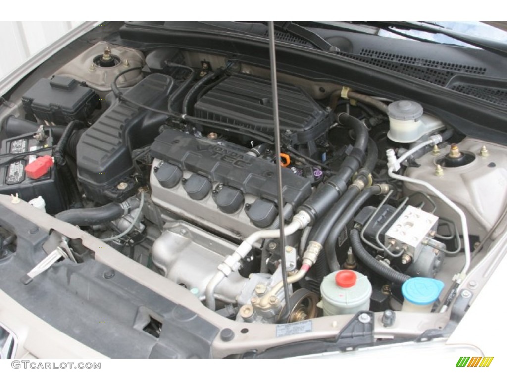 2001 Honda Civic EX Sedan 1.7L SOHC 16V 4 Cylinder Engine Photo #52237993