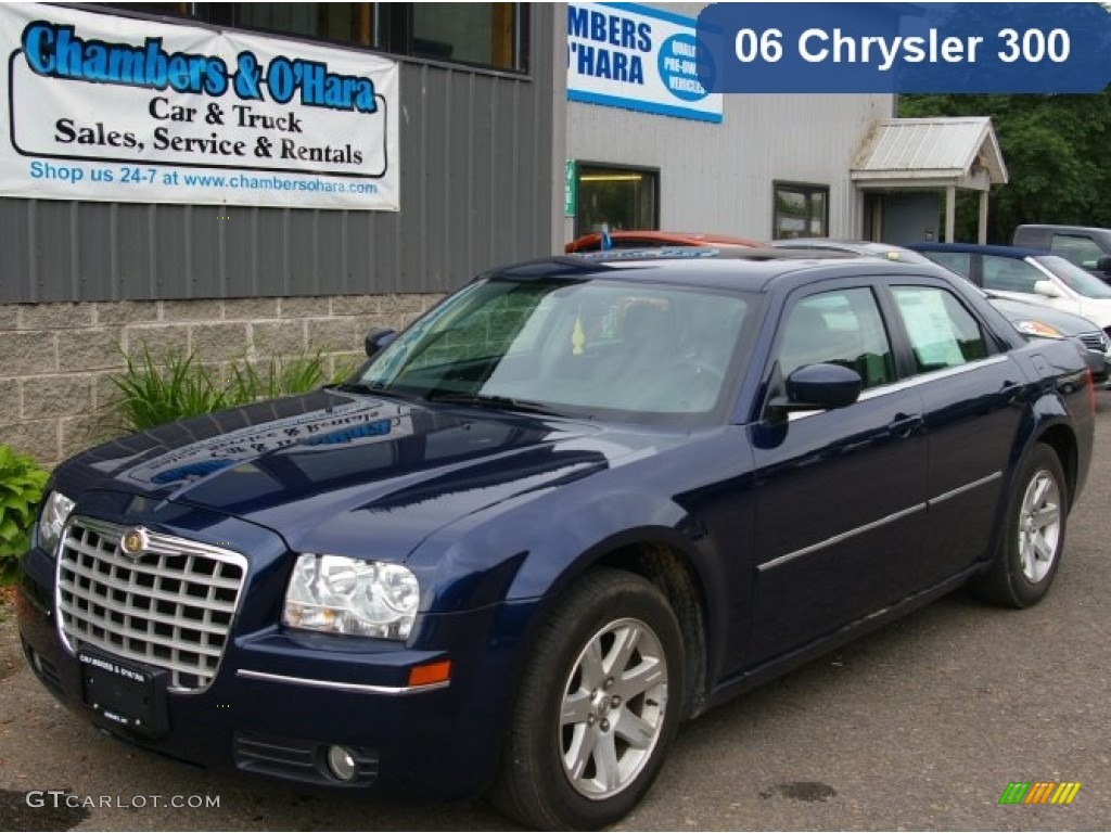 2006 300 Touring - Midnight Blue Pearlcoat / Dark Slate Gray/Light Graystone photo #1