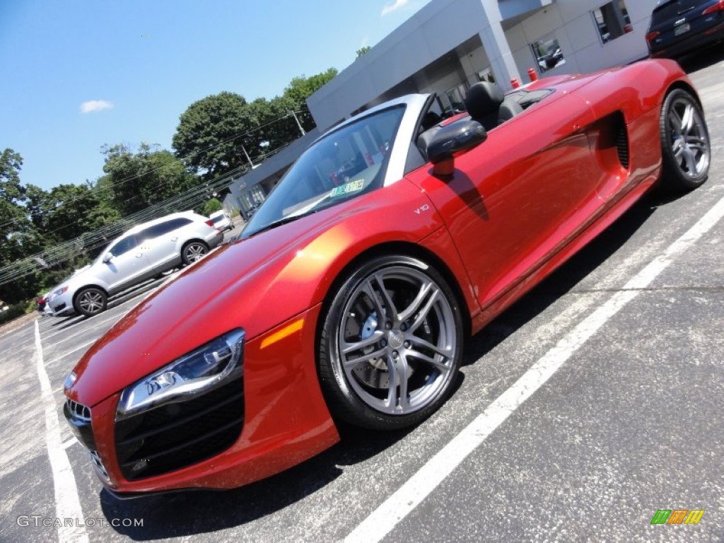 Exclusive Volcano Red Pearl Effect Audi R8
