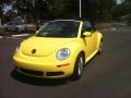 2008 Sunflower Yellow Volkswagen New Beetle SE Convertible  photo #7