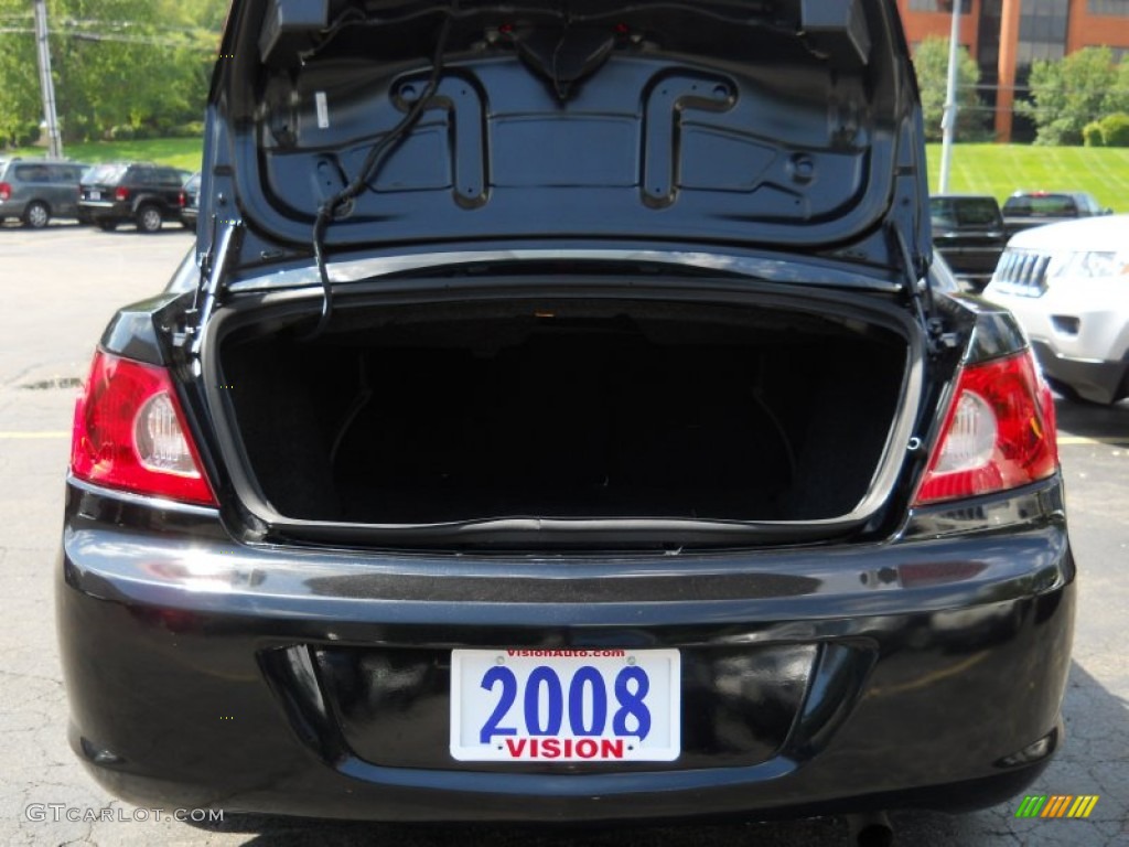 2008 Sebring LX Sedan - Brilliant Black Crystal Pearl / Dark Slate Gray/Light Slate Gray photo #6