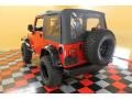 2005 Flame Red Jeep Wrangler SE 4x4  photo #3