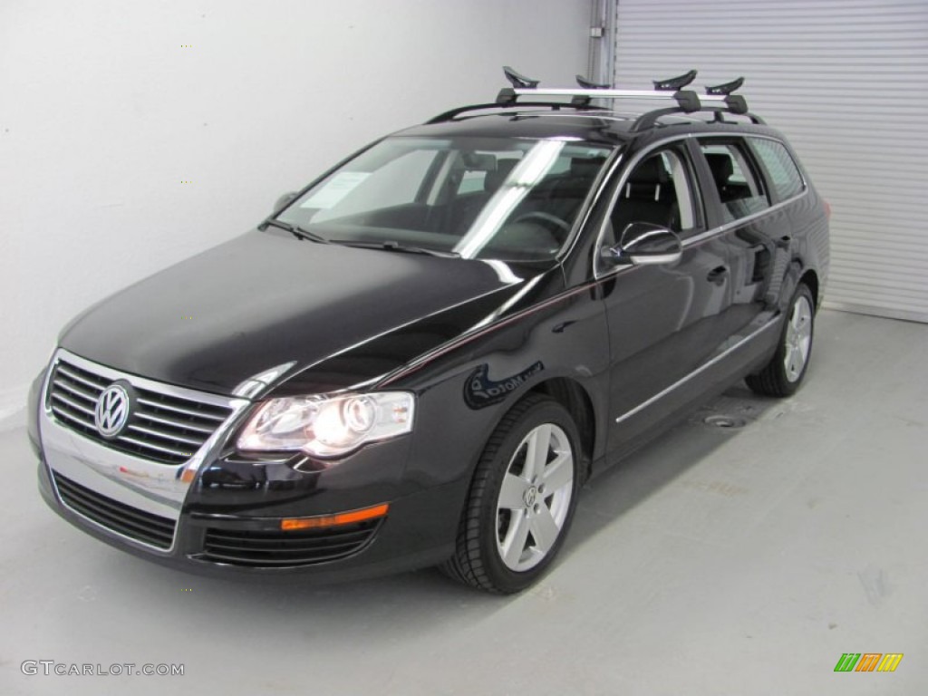 Deep Black 2008 Volkswagen Passat Komfort Wagon Exterior Photo #52241296