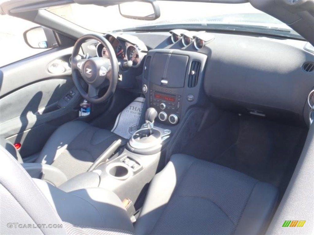2010 Nissan 370Z Touring Roadster Black Leather Dashboard Photo #52241743