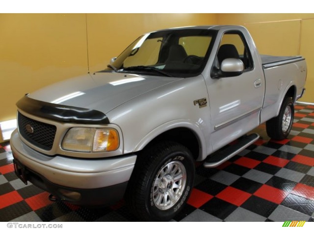 Silver Metallic 2001 Ford F150 XLT SuperCab 4x4 Exterior Photo #52241893