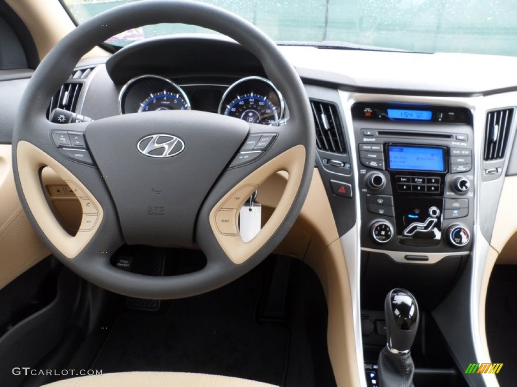 2012 Hyundai Sonata GLS Camel Dashboard Photo #52241974