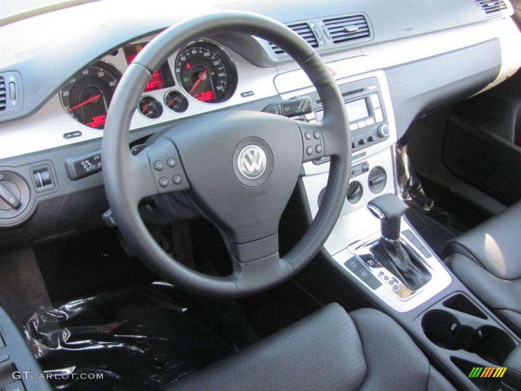 Black Interior 2008 Volkswagen Passat Komfort Wagon Photo #52242034