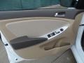 Beige 2012 Hyundai Accent GLS 4 Door Door Panel