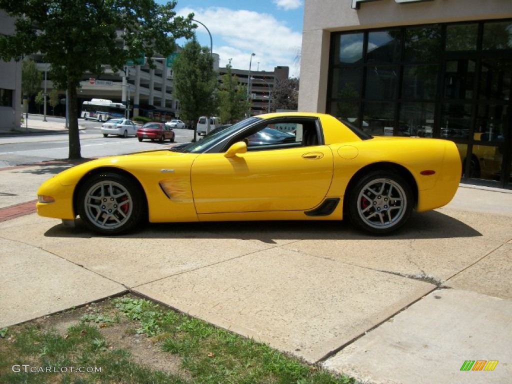 Millenium Yellow 2003 Chevrolet Corvette Z06 Exterior Photo #52242517