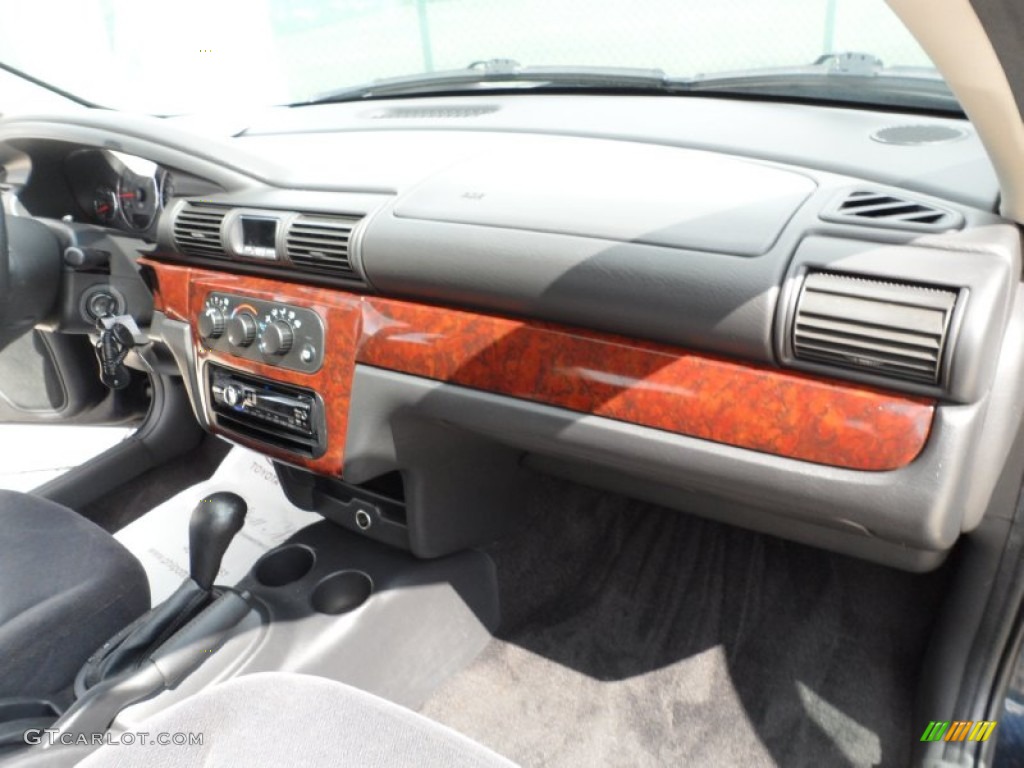 2003 Chrysler Sebring LXi Sedan Dark Slate Gray Dashboard Photo #52244818