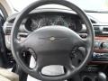 Dark Slate Gray 2003 Chrysler Sebring LXi Sedan Steering Wheel