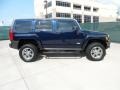 Midnight Blue Metallic 2007 Hummer H3 Standard H3 Model Exterior