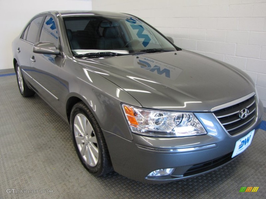 2009 Sonata Limited V6 - Medium Silver Blue / Gray photo #1