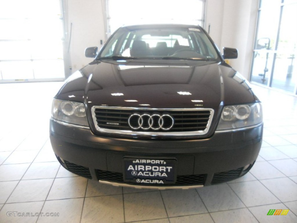 2003 Allroad 2.7T quattro - Burgundy Red / Platinum/Saber Black photo #2