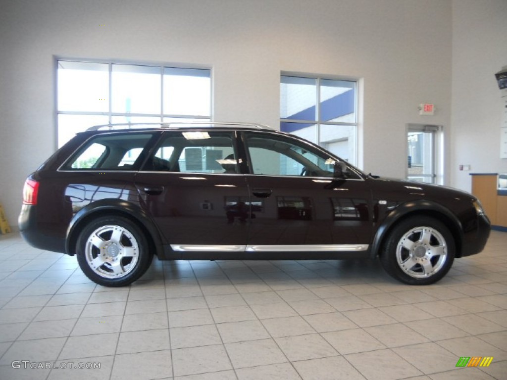 2003 Allroad 2.7T quattro - Burgundy Red / Platinum/Saber Black photo #4