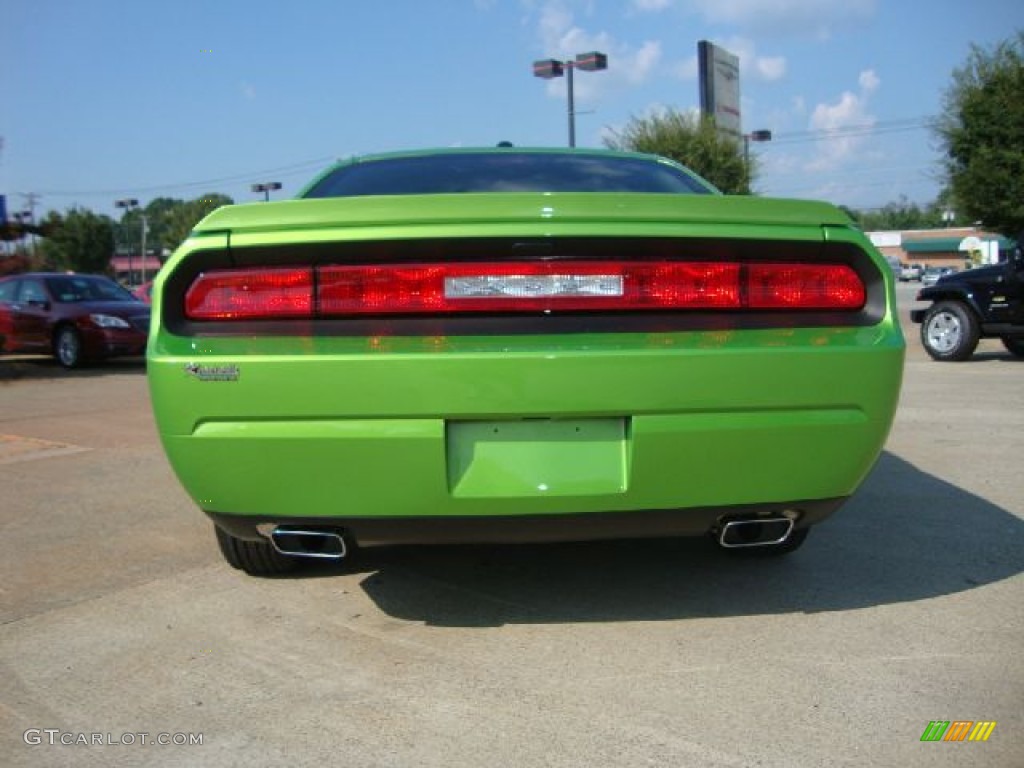 2011 Challenger R/T Classic - Green with Envy / Dark Slate Gray photo #4