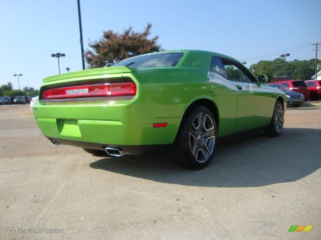 2011 Challenger R/T Classic - Green with Envy / Dark Slate Gray photo #5