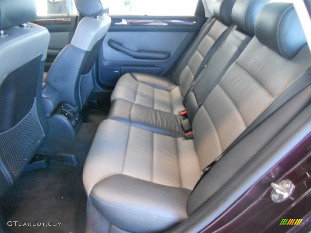 Platinum/Saber Black Interior 2003 Audi Allroad 2.7T quattro Photo #52248730