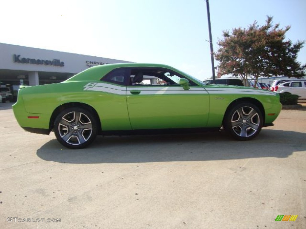 2011 Challenger R/T Classic - Green with Envy / Dark Slate Gray photo #6